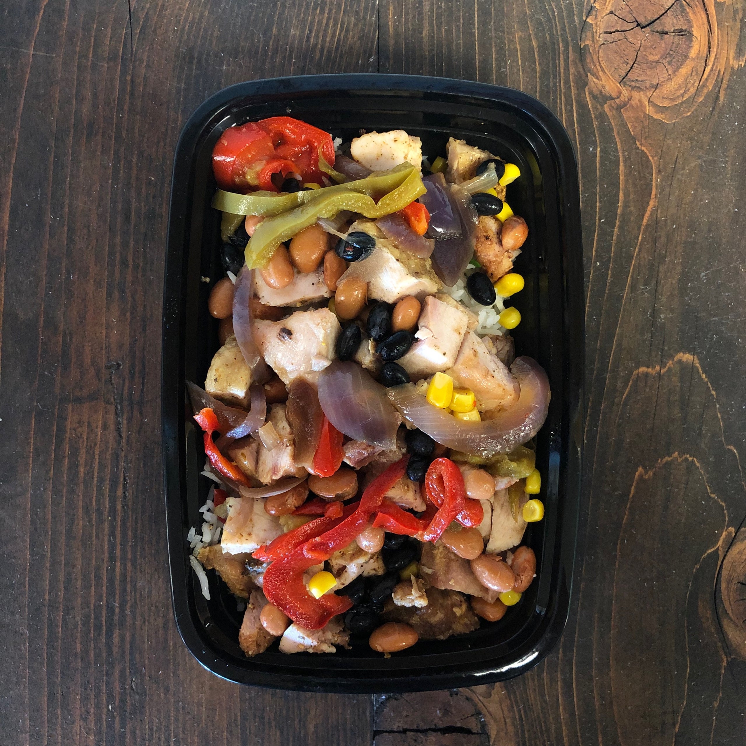 Naked Chicken Burrito Bowl Meal Prep